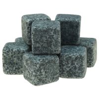 Whiskey ijsblokjes stenen 9 stuks 2,5 cm Whiskey ijsblokjes stenen 9 stuks 2,5 cm