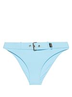 Moschino bas de bikini à taille ceinturée - Bleu