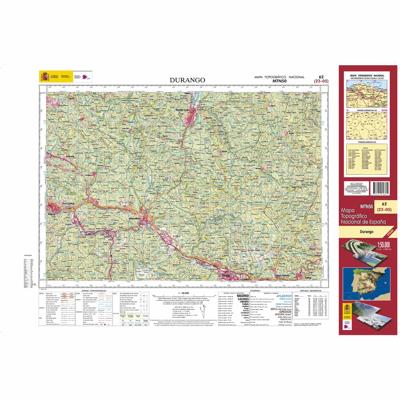 Topografische kaart 62 MT50 Durango | CNIG - Instituto Geográfico Nacional1