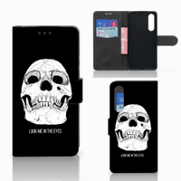 Telefoonhoesje met Naam Huawei P30 Skull Eyes - thumbnail