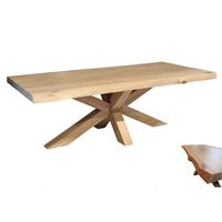 Boomstameettafel Tilburg 220x100cm Boomstameettafel Tilburg 220x100cm