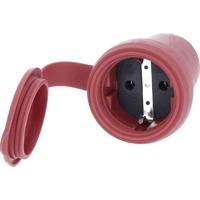 AS Schwabe 62291 Koppeling met randaarde 230 V Rood