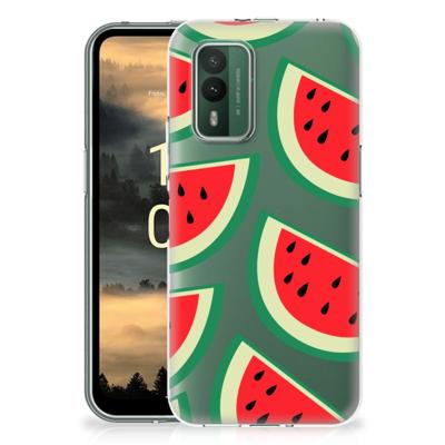 Nokia XR21 | Siliconen Case | Watermelons