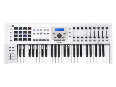 Arturia Keylab 49 MkII MIDI toetsenbord 49 toetsen USB Zwart, Wit
