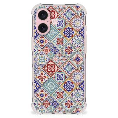 iPhone 16 Anti-Shock Hoesje Tiles Color