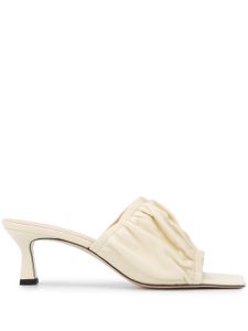 Wandler mules à design froncé - Tons neutres