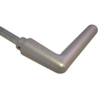 Ivana aluminium deurkrukken - Economy 303 - F1 - deurdikte 38-43 mm - 42821