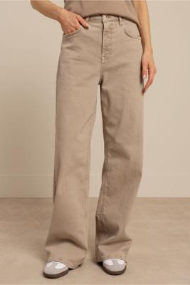 Lexie denim trousers - latte - 13695 Lexie denim trousers - latte - 13695