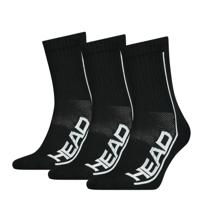 HEAD Sokken Performance Short Crew 3-pack Zwart-39/42