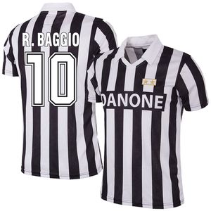Juventus Retro Shirt 1992-1993 + R.Baggio 10 (Retro Fan Style)