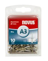 Novus Blindklinknagel A3 X 10mm | Alu SB | 70 stuks - 045-0030 045-0030