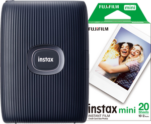Fujifilm Instax Mini Link 2 Space Blue + Fujifilm Instax Mini Film (20 stuks)