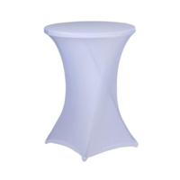 Alpina afdekhoes voor een statafel - wit - spandex elastiek - 90 x 115 cm