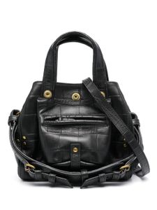 Jérôme Dreyfuss mini sac porté épaule Billy en cuir - Noir