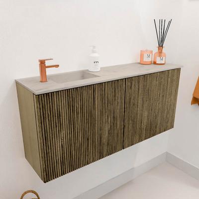 Toiletmeubel Mondiaz Joya Dlux | 90 cm | Meubelkleur Dusk | Faye wastafel Opalo Wasbak Links | 1 kraangat