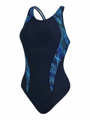 Speedo - E10 Laneback - Allover Panel - Marine - Blauw, Maat:42