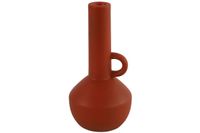 Kandelaar fles m/oor Piper red-L12B12H23CM