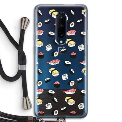 Sushi time: OnePlus 7 Pro Transparant Hoesje met koord