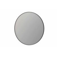 INK SP15 spiegel - 120x4x120cm rond verzonken in alu kader - geborsteld metal black 8409454