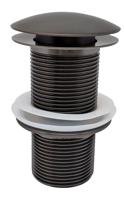 Wiesbaden Caral clickwaste afvoerplug verlengd 5/4" gunmetal - thumbnail