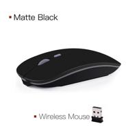 2 4 Ghz oplaadbare ergonomische draadloze optische Mouse(Black)