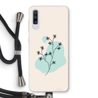 Love your petals: Samsung Galaxy A70 Transparant Hoesje met koord