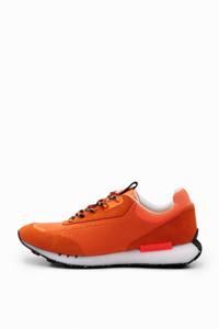 Rubberen runner sneakers - ORANGE - 37