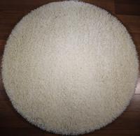 Hoogpolig vloerkleed shaggy Plus 963 5cm hoogte - gebrokenwit 120 cm Round