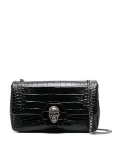 Philipp Plein sac porté épaule à ornement strassé - Noir