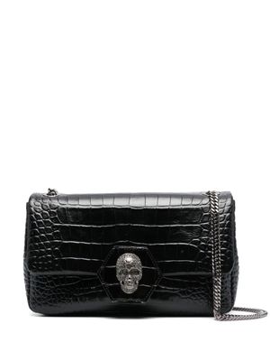Philipp Plein sac porté épaule à ornement strassé - Noir