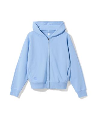 HEMA Dames sweatvest lichtblauw (lichtblauw)