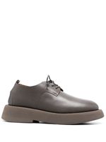 Marsèll lace-up fastening leather derby shoes - Marron