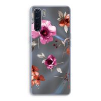 Geschilderde bloemen: Oppo A91 Transparant Hoesje