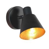 Steinhauer WandlampOeroe zwart met goud - 4113ZW