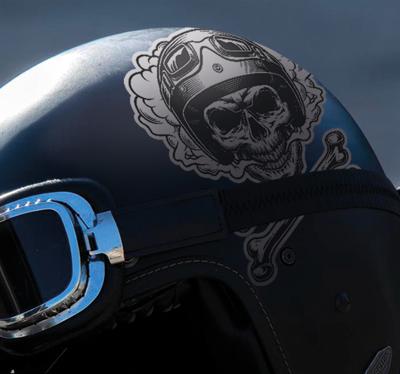 Motor skelet structuur motor sticker