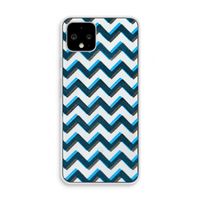 Onderbroken lijn: Pixel 4 Transparant Hoesje