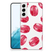 Samsung Galaxy S22 Plus | Siliconen Case | Pink Macarons
