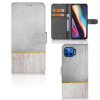 Motorola Moto G 5G Plus | Book Style Case | Wood Concrete