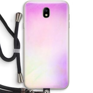 Flow mist pastel: Samsung Galaxy J7 (2017) Transparant Hoesje met koord