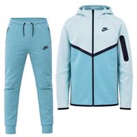 Nike Tech Fleece Sportswear Trainingspak Kids Lichtblauw Blauw Zwart