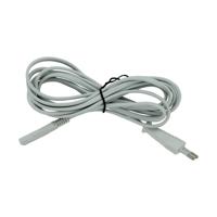 Huismerk Euro naar iec320-c7 stroomkabel 3 meter - wit