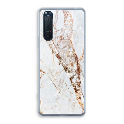 Goud marmer: Sony Xperia 5 II Transparant Hoesje