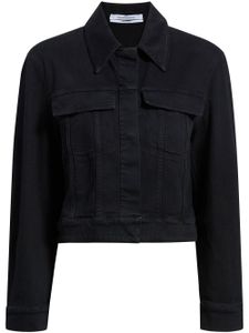 Another Tomorrow veste en jean en coton biologique - Noir