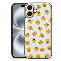 Back Case voor iPhone 16 Plus Katten Emojis