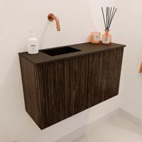 Toiletmeubel Mondiaz Joya | 70 cm | Meubelkleur Walnut | Faye wastafel Urban Links | Zonder kraangat(en) Toiletmeubel Mondiaz Joya | 70 cm | Meubelkleur Walnut | Faye wastafel Urban Links | Zonder kraangat(en)