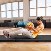 180 x 60 x 5 cm Zachte Vloermat Inklapbaar Gymnastiekmat Draagbaar Yogamat Waterafstotend Turnmat Antislip Klapmat Fitnessmat