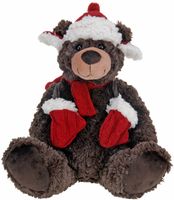 Pluche kerstbeer - 30cm Pluche kerstbeer - 30cm