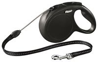 Flexi New CLASSIC 8 m Zwart Hond Intrekbare riem - thumbnail