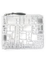 Comme Des Garçons Wallet portefeuille "Embossed Logo" - Gris