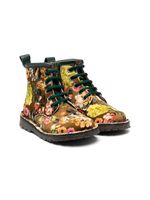 Pèpè bottines à fleurs imprimées - Jaune